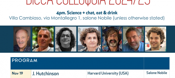 Dicca Colloquia 2024/25