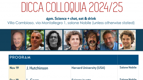 Dicca Colloquia 2024/25