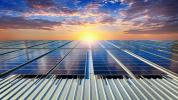 pannelli solari sul tetto, celle energia solare